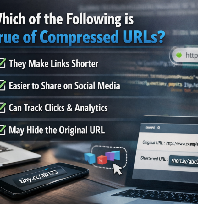 Comparison between long URL and compressed URL.