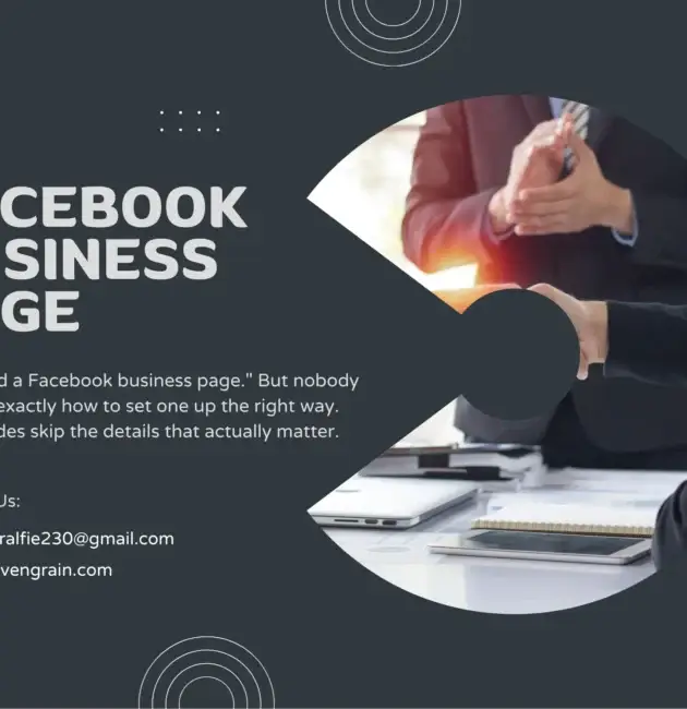 How to create a business facebook page