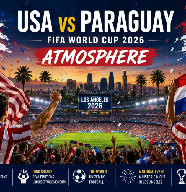 USA vs Paraguay FIFA World Cup 2026 Atmosphere
