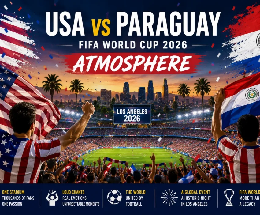 USA vs Paraguay FIFA World Cup 2026 Atmosphere