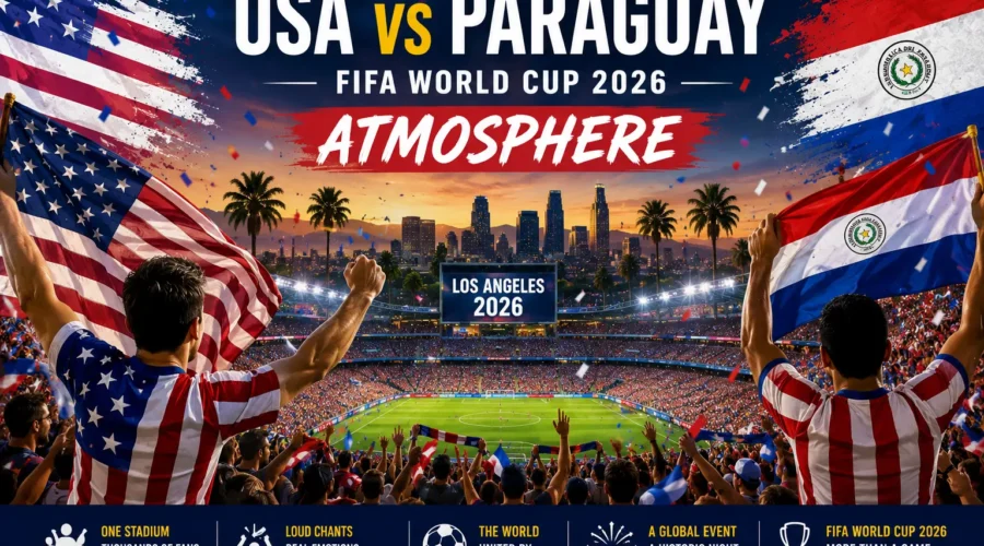 USA vs Paraguay FIFA World Cup 2026 Atmosphere