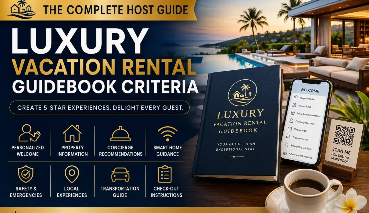 Luxury vacation rental guidebook criteria