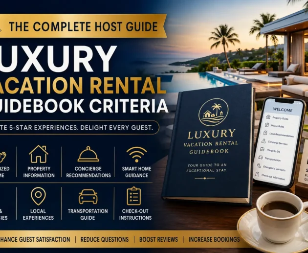 Luxury vacation rental guidebook criteria
