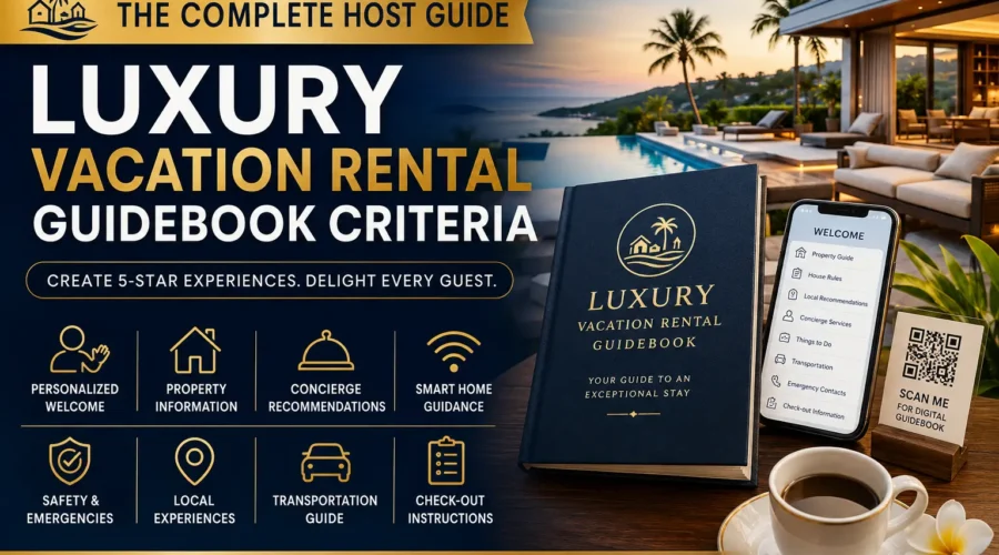 Luxury vacation rental guidebook criteria