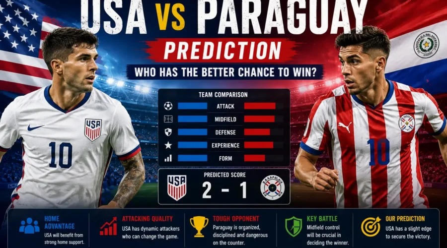 USA vs Paraguay Prediction: Who Has the Better Chance to Win?